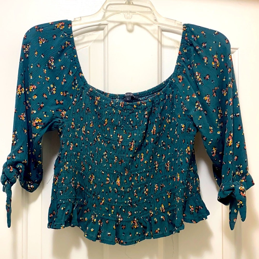 Floral crop top